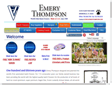 Tablet Screenshot of emerythompson.com